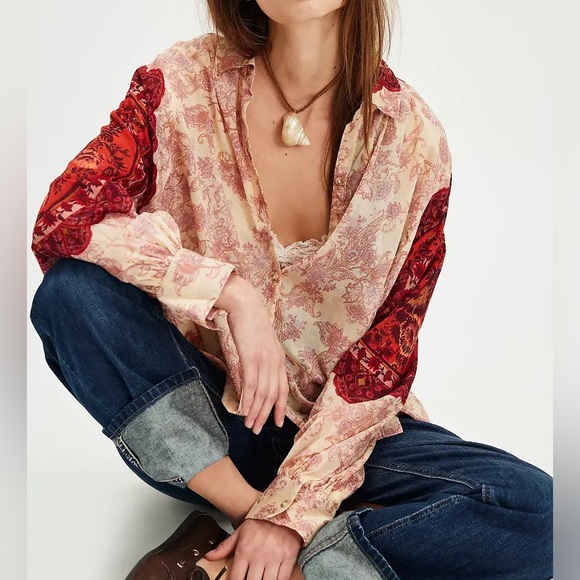 Free People Tops - free people Rose Bud Blouse